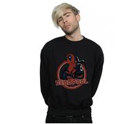 Deadpool Gun Finger Sweatshirt Marvel Black S