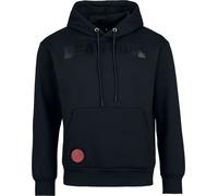 Deadpool Heat Logo - Black on Black Hoodie black L