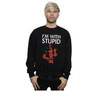 Deadpool I´m With Stupid Sweatshirt Marvel Black M