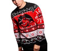 Deadpool Knitted Christmas Jumper Unisex for Men or Women - Ugly Sweater Marvel Gift (Size: S)