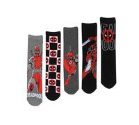 Deadpool Logo And Pose Unisex Socks Multicoloured Disney, Fan Merch, Films, multi-coloured, XL