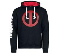 Deadpool Logo Hoodie black L