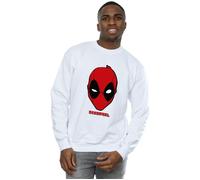 Deadpool Mask Sweatshirt Marvel White XXL