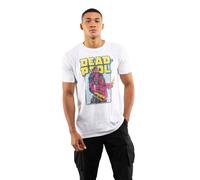 Deadpool Men's Marvel 90's Cotton T-Shirt White | Size: XL Deadpool White XL