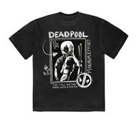 Deadpool Merc With A Mouth Max Effort T Shirt Marvel Black XXL