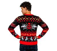 Deadpool Merry Chimichanga Knitted Christmas Jumper - XL