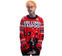 Deadpool - Merry F X-Mas Red - Pullover - red - L - 50% Cotton, 50% Polyacrylic L