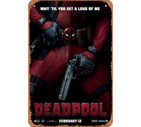 Deadpool Movie Poster 2 8 x 12 Inches - Retro Vintage Metal Tin Sign for Home Bar Pub Garage Decor Movie Gifts