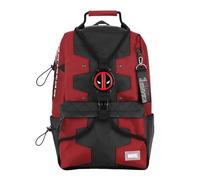 Deadpool Suit Up Character 18" Backpack-OSFA, Maroon, One size