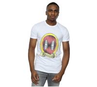 Deadpool Tattoo Print T-Shirt Marvel White XXL