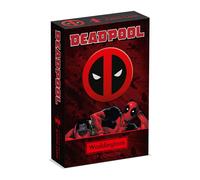 Waddingtons Number 1 Deadpool Playing Card Game, Play with your favourite superheroes from Lady Deadpool and Kidpool, gift and toy for ages 14 plus, Red