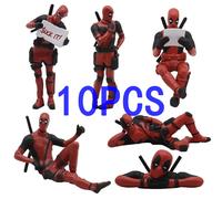 Deadpool & Wolverine Figure Deadpool 3 Figure Cool Cute Movie Figure Toy Doll Model Plush Decoration For Kid Birthday Gifts 30PCS