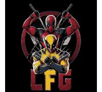 Deadpool & Wolverine LFG Unisex T-Shirt - Black - 4XL