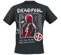 DEADPOOL - WOLVERINE SKETCHES - T-Shirt Black Spiral Black M