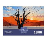 Deadvlei Dead Trees Wooden Jigsaw Puzzle Waterproof 1000 Piece Puzzles for Adults Fun Home Decoration