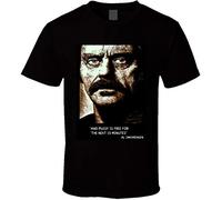 Deadwood Al Swearengen Quote Free for The Next 15 Minutes TV Cult Classic Western Series Ian McShane t-Shirt Black(Medium)