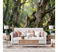 Deadwood Forest Wallpaper Rustic Woodland Non-Woven Wall Mural Photo Poster Home Decor-3D Panoramic Effect Nature Landscape Wall Art for Living Room Office 200Cm(W) X140Cm(H)