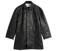Deadwood Men's Bloke Leather Car Coat Black Small