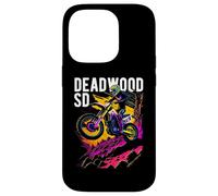 Deadwood South Dakota Motocross Dirt Bike Motorcycle Design Case for iPhone 14 Pro