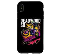 Deadwood South Dakota Motocross Dirt Bike Motorcycle Design Case for iPhone XS Max