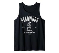 Deadwood South Dakota USA Skeleton Design Tank Top