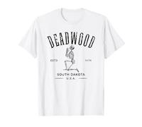 Deadwood South Dakota USA Skeleton Vintage Distressed Design T-Shirt