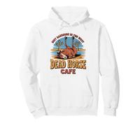 Deae Horse Cafe We Grill It Best Barbeque In The West Pullover Hoodie