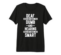 Deaf ASL Interpreter ASL American Sign Language Premium T-Shirt