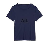 Deaf Awareness: ASL Always Speaking Loudly T-Shirt, Women's Plus, Navy, 4X
