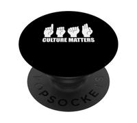 Deaf Culture Matters ASL Awareness Support Deaf Culture PopSockets Adhesive PopGrip