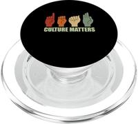 Deaf Culture Matters Retro American Sign Language ASL Cool PopSockets PopGrip for MagSafe