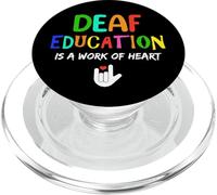 Deaf Education American Sign Language ASL Teacher PopSockets PopGrip for MagSafe