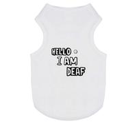 'Deaf Greeting' Pet Dog/Cat T-Shirt (PT00066366)