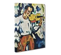 Deaf Music By Amadeo De Souza Cardoso Canvas Print | Gallery Wrapped 30mm Frame Wall Art | 20x14 inches | Ready to Hang | Classic Music Picture | Living Room Bedroom Lounge Office