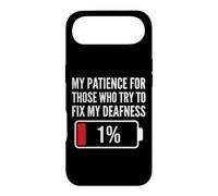 Deaf Patience 1% For Fixing Deafness ASL Case for iPhone Air