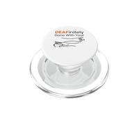 DEAFinitely Done Sign Language ASL Interpreter Humor PopSockets PopGrip for MagSafe