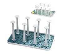 Deaguid Folding Bottle Drying Rack, Space Saving Dish Drainer Board Organiser, Recycled Plastic Water Bottle Holder, Kitchen Storage Solution
