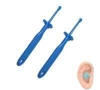 DeaHea 2 Pack Ear Pick with Safety Guard Stopper Plastic Earpicks Ear Wax Removal Ear Cleaner Ear Cleansing Tool Ear Scoop for Earwax Removal Drops Gentle Safe Ear Canal Cleaning Ear Drops Softener