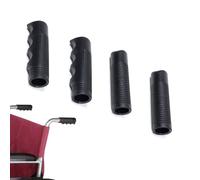 DeaHea 4 Pack Rollator Walker Handle Grip Replacement 7/8” Anti-Slip Semi-Soft Rubber Hand Grips Cover Pads for Folding Wheelchair Transport Chair Walking Cart Rolling Walkers Transport Wheelchairs