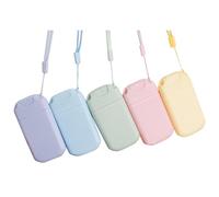 DeaHea 5 Pack Slim Spray Bottles Perfume Atomizer with String Refillable Empty Alcohol Hand Sanitizer Bottle Travel Portable Card Phone Design 30ML Makeup Toner Air Freshener Water Moisturizer
