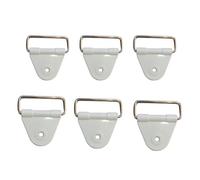 DeaHea 6 Pack Air Walking Boot Strap Clips Fastener Replacement Triangle Buckle Adjuster Parts for Air Cam Walker Brace Orthopedic Fracture Boot Broken Foot Sprained Ankle Full Short Walking Boots,