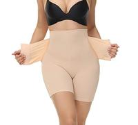 Deal of The Day Backless Shapewear for Women Tummy Control Waist Cincher Mesh Shorts Womens Padded Bum Brown Underwear Ladies Firm Briefs Training Corset Comfortable Pants Extra Deep V Plunge