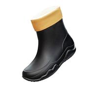 deal of the day clearance my orders Ankle Wellies Women Fur Lined Garden Short Wellies Non-Slip Long Wellies Boots Neoprene Insulated Rubber Work Boots Lightweight Ga knee high boots