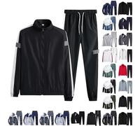 Deal Of The Day Cocila Tracksuit Mens Full Set Sports Sweater Set Windproof Tracksuit Bottoms Men Casual Sweatshirt Work Sweatpant Light and Breathable To Young Man Travel Suit Jo Sale Clearance 1P