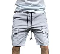 Deal Of The Day Today Sale Cocila Male Casual Mid Waist Shorts Pant Solid Splice Pocket Drawstring Knee Length Shorts Mens Work Work Jeans For Men Uk Mens Fleece Trousers Summer Outlet Clearance Uk