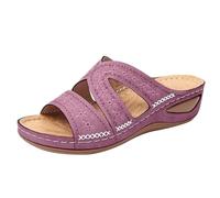 Deal of The Day Today Womens Sandals Size 5 Uk Ladies Beach 4 Women'S Slides 3 Cross Strap Flip Flops Cerise Pink For Women Wide Fit White Sliders Gold Court Shoes Mule Office Sandless Black