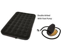 Outwell Inflatable Airbed Mattress Camping Relaxing Flock Classic Double 360341