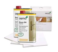 Deal Pack 2 x 1L Osmo Door Oil Raw Including Osmo (Box of 10) Easy Pads… (3033)