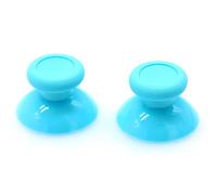 Deal4GO 2-Pack OEM Thumbsticks Concave Analog Replacement for Xbox one Controller Analogue Joystick Grips (Pale Blue)