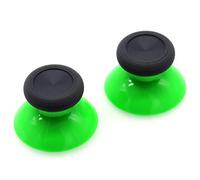 Deal4GO 2-Pack OEM Thumbsticks Concave Analog Replacement for Xbox one Controller Rubber Joysticks (Green & Grey)